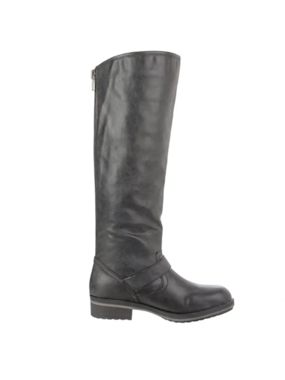 Madden Girl Lenoxxx Black Knee-High Riding Boots